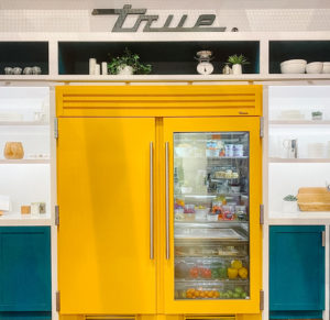 True yellow fridge
